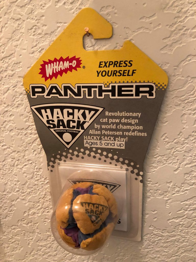 PANTHER - Cat Paw Design Details about   Wham-O Hacky Sack Footbag - Rare